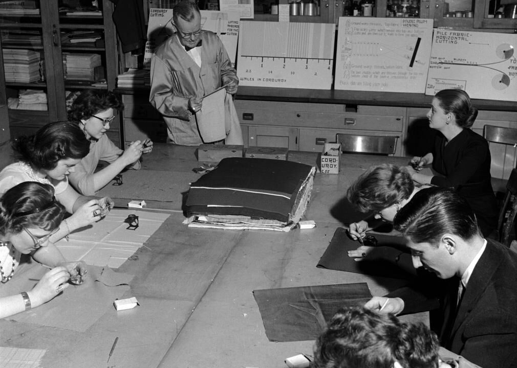 1944: The Fashion Institute of Technology begins classes